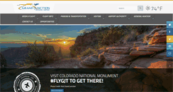 Desktop Screenshot of gjairport.com